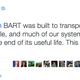 Image for article titled I Would Like to Buy a Drink for the Poor Soul Who Ran the San Francisco BART Twitter Account Last Night